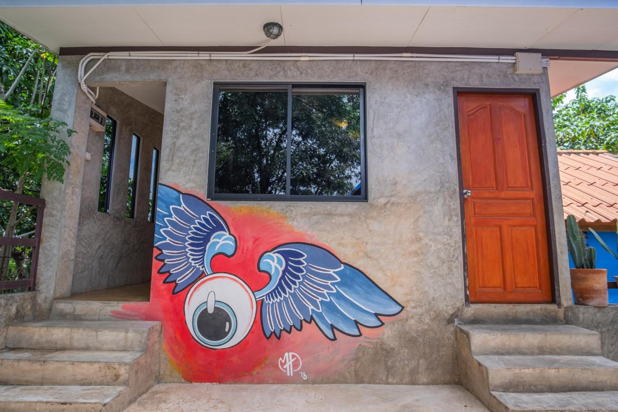 Hostel Happy House Backpackers Pai Exterior foto